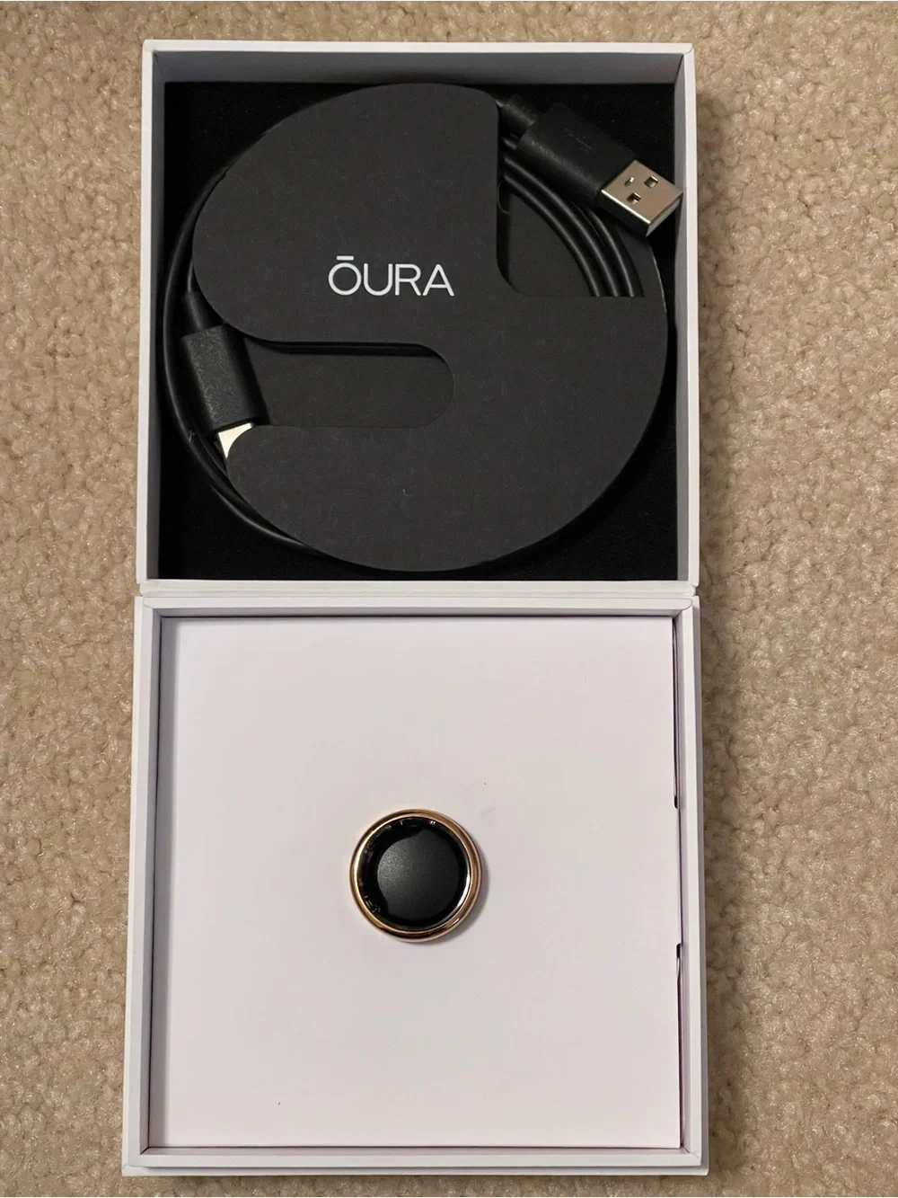 Oura Horizon Rose Gold Smart Ring - Rose Gold
